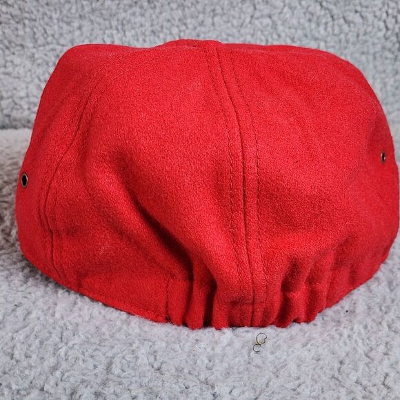 NEW J.Crew Men's Baseball Cap Red Heritage Wool Blend Outdoor Hat SZ S/M - Picture 7 of 7
